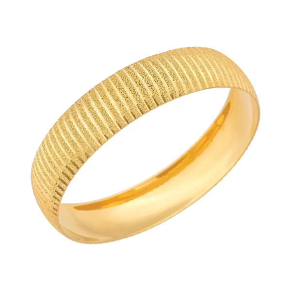 Tırtıklı Simli Bilezik 1.5cm